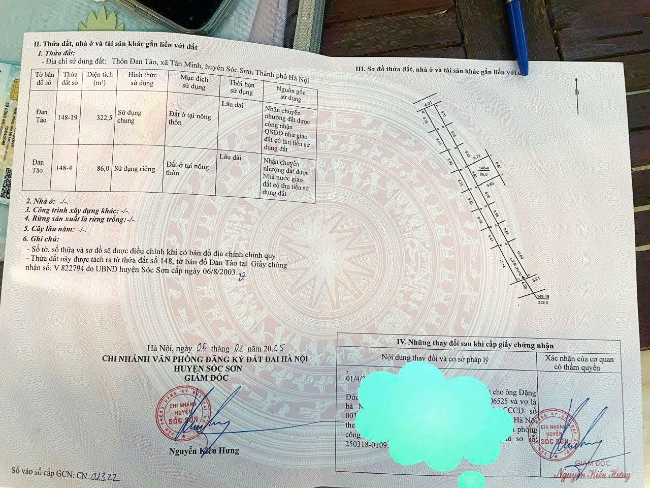 Bán 86m2 đất Tân Minh, Sóc Sơn, đường thông, xe 16 chỗ vào, gần trường đua ngựa, đại học Điện Lực